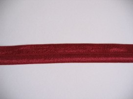Elastisch vouwtres biaisband Bordeaux 456