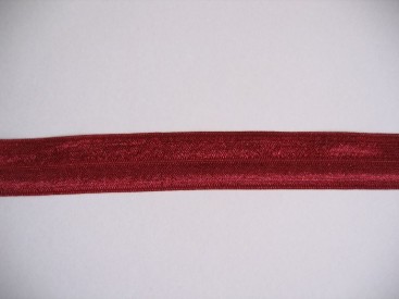 Elastisch vouwtres biaisband Bordeaux 456