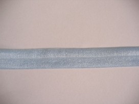 Elastisch vouwtres biaisband Lichtblauw 463