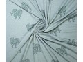 Knit co/pl jacquard tiger  Blue/green