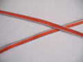 Sierband lichtblauw/oranje 5mm.   O-809