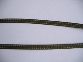 Sierband legergroen 5mm.   O- 811