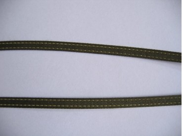 Sierband legergroen 5mm.   O- 811