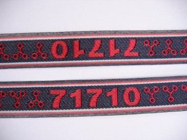 Sierband blauw/rood 71710    0-813