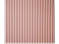 Woven co/ea stripes Rood en creme