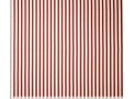 Woven co/ea stripes Rood en creme