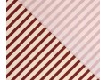 Woven co/ea stripes Rood en creme