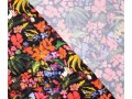 Woven pl crepe flower print Plissé