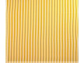 Woven vi crepe stripes Geel en witte strepen