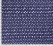 Een donkerblauwe poplin/katoen met een witte zeevaart print. 100% katoen 1.45 mtr.br. 110 gram p/m2