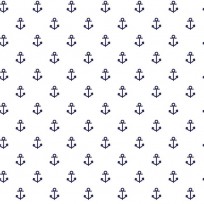 Maritiem  Witte poplin met donkerblauwe ankertjes  15529-050N