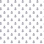 Maritiem  Witte poplin met donkerblauwe ankertjes  15529-050N
