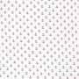 Maritiem  Witte poplin met donkerblauwe ankertjes  15529-050N