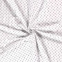 Maritiem  Witte poplin met donkerblauwe ankertjes  15529-050N
