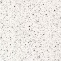 Mousseline stof met Stipjes  Gebroken Wit/Zwart  15512-051N