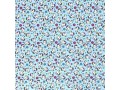 Poplin katoen Blue met witte eenhoorns  15811-003N