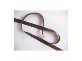Satijnlint Donkerbruin 3 mm breed