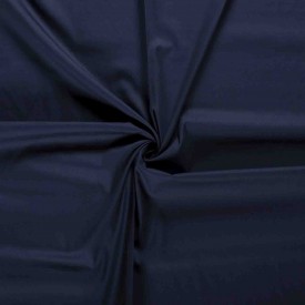 Poplin katoen effen Donkerblauw