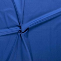 Poplin katoen effen Kobalt