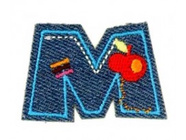 Fun Letter Jeans M