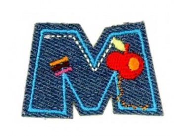 Fun Letter Jeans M