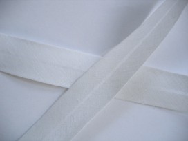Biaisband Wit 3 cm breed stukje van 80cm
