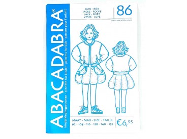 Patroon Jasje en  Rok Abacadabra 86