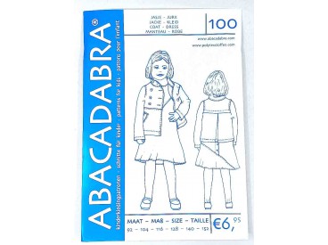Patroon Jasje en jurk  Abacadabra 100