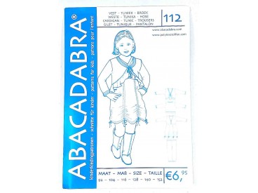 Patroon Vest tuniek en Broek  Abacadabra 112