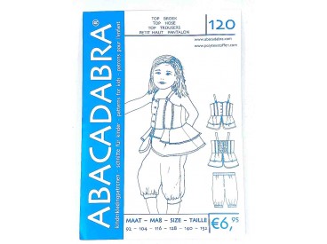 Patroon Top en Broek   Abacadabra 120