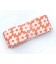 Biaisband bundel 2 mtr  Oranje met witte bloem  1240H