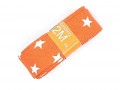 Biaisband bundel 2 mtr Oranje met witte ster  2011H