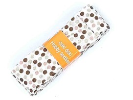 Biaisband bundel 2 mtr wit met stipjes  9035H