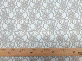 Kant stof Jacquard Beige  3915-52