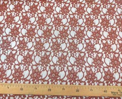 Kant stof Jacquard Brique  3915-56