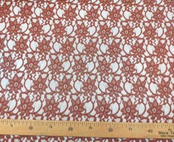 Kant stof Jacquard Brique  3915-56