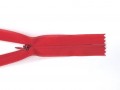 Blinde rits 22 cm Rood