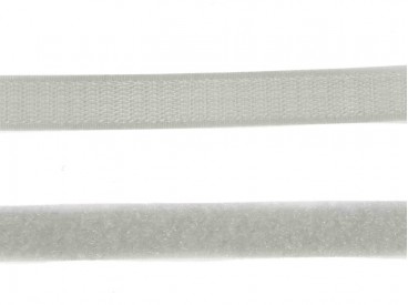 Klittenband opnaaibaar  Lichtgrijs  2cm breed