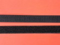 Klittenband opnaaibaar Zwart  2cm breed