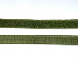 Klittenband YKK opnaaibaar Legergroen 2cm breed