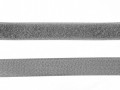 Klittenband opnaaibaar Donkergrijs  2cm breed