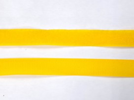Klittenband opnaaibaar Kanariegeel  2cm breed
