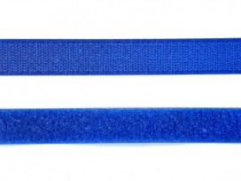 Klittenband opnaaibaar Kobalt  2cm breed