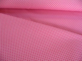 Mini stip katoen Roze/pink 8220