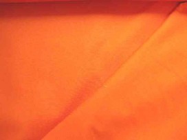Oranje canvas  100% katoen  1.45 mtr.br.  240 gr/m2