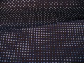 Mini stip katoen Bruin/lichtblauw 8239