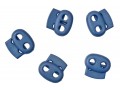 Koordstopper 2 gaats klein  Kobalt  18 x 16 mm
