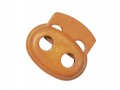 Koordstopper 2 gaats groot Camel  25x22mm