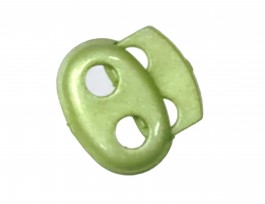 Koordstopper 2 gaats klein Lime  18x16mm