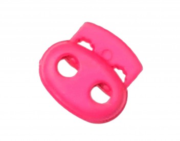 Koordstopper 2 gaats klein  Pink   18 x 16 mm